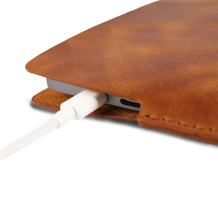 Macbook Air 15 Plain Leather Case