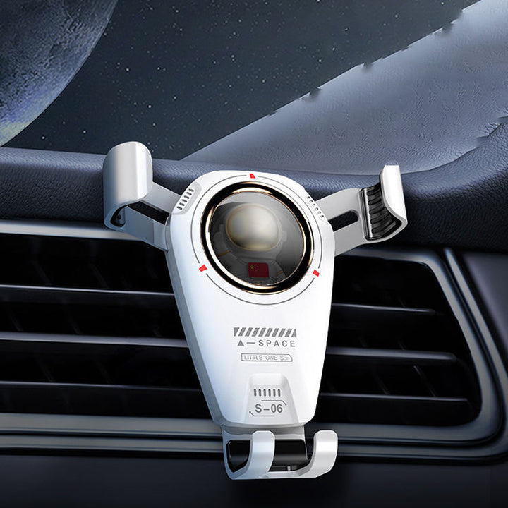 Universalauto -Telefonhalter Multifunktional 360 Grad Astronaut Themenautohalker für Telefonauto -Luft -Lüftungs -Telefonhalter für Ihr Auto mit dem neuesten Metallhakenclip, Air -Lüftungs -Handy -Autohalterung