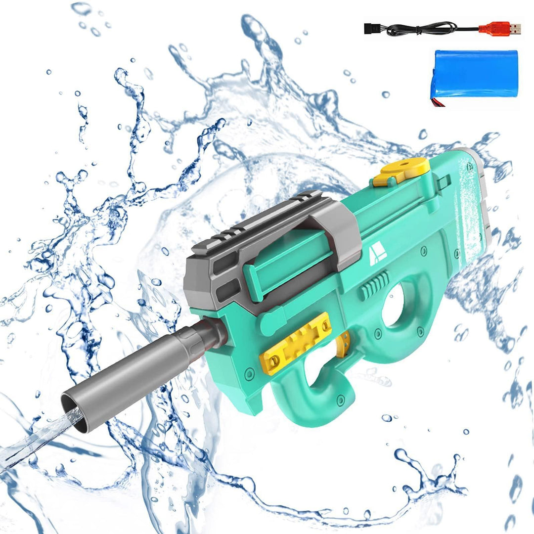 Uusi P90-sähköinen vesipistooli korkean teknologian lasten lelut ulkona rantaaltaan Suuri kapasiteetti kesägeeli räjäyttävä vesipistooli aikuisille