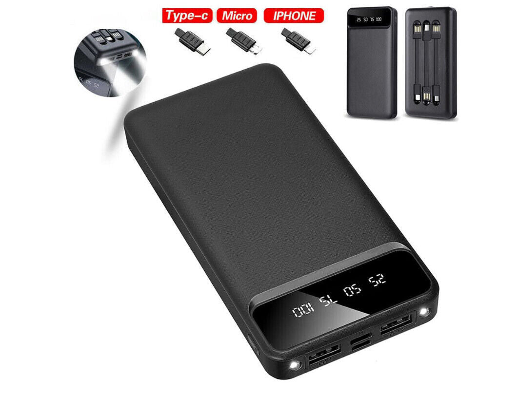 6000mAh Power Power Bank Bank Thone Soilocy Backup סוללה נוחה טעינה בבריטניה