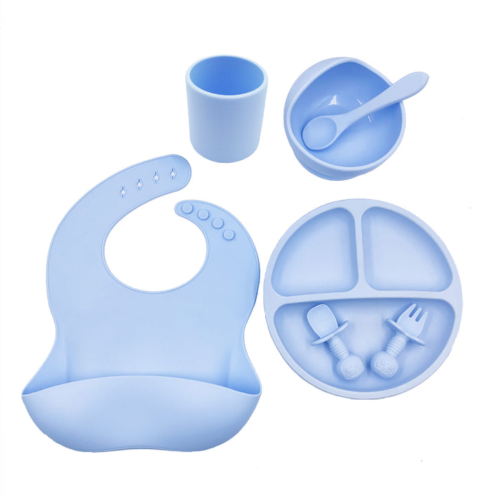 Бебешки прибори за хранене силиконов силиконова чаша лъжица