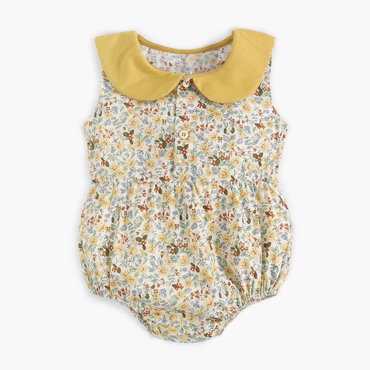 Лятна модна бебешка облекла флорални бебешки панталони от едно парче