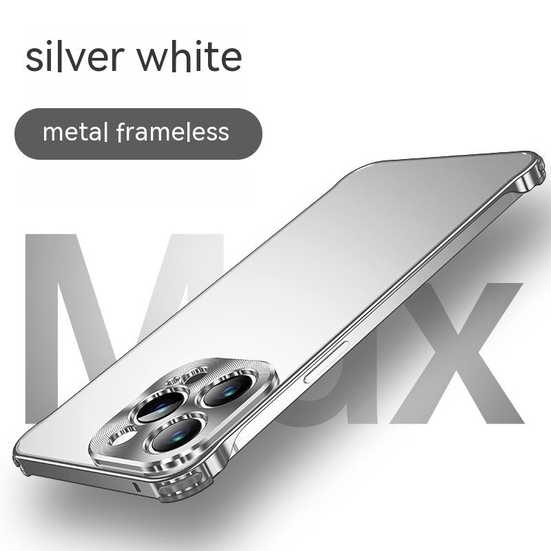 Metal Frameless Phone Case Frosted Drop-resistant Protective Shell