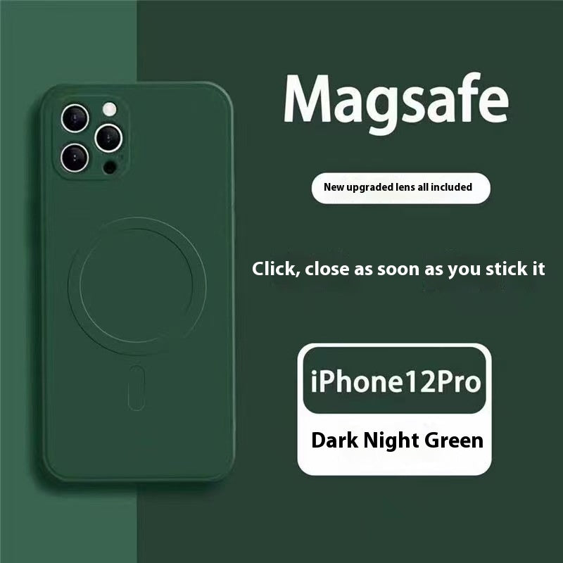 Wireless New Liquid Silicone Magnetic Phone Case