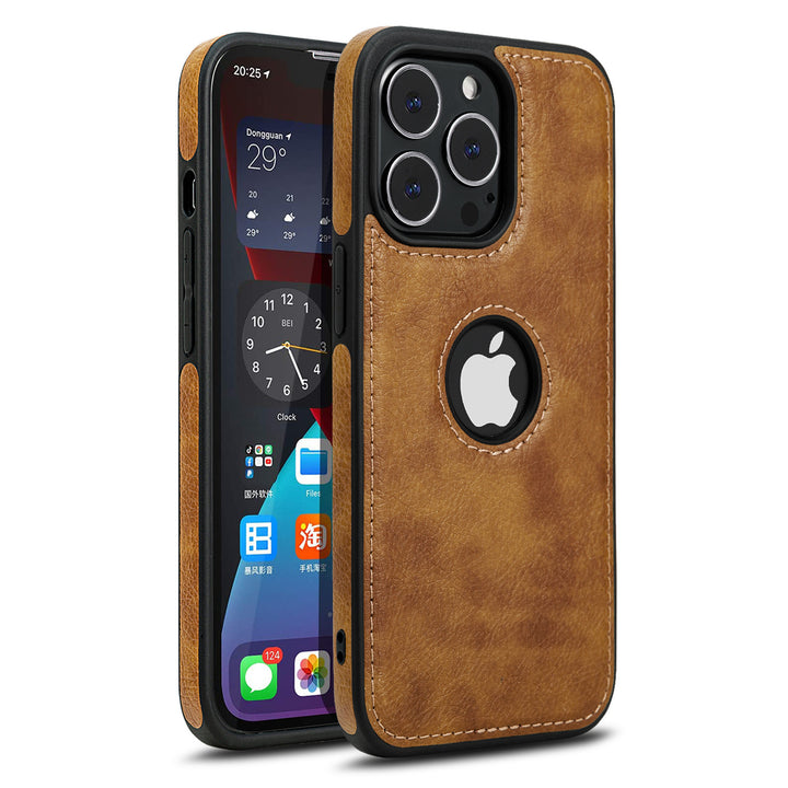 Applicable Car Line Leather Pattern Stitching  Mobile Phone Case