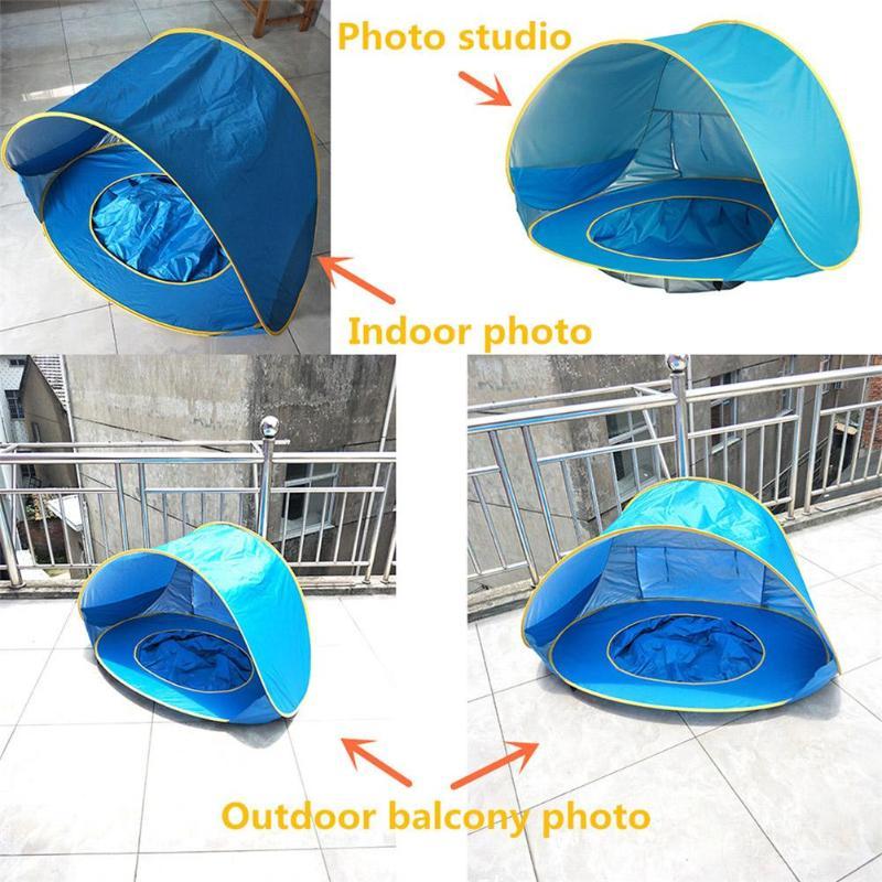 Baby Beach Tent Portable Shade Pool UV Protection Sun Shelter for Infant Outdoor Toys Child Swimming Pool Play House Tent Leker