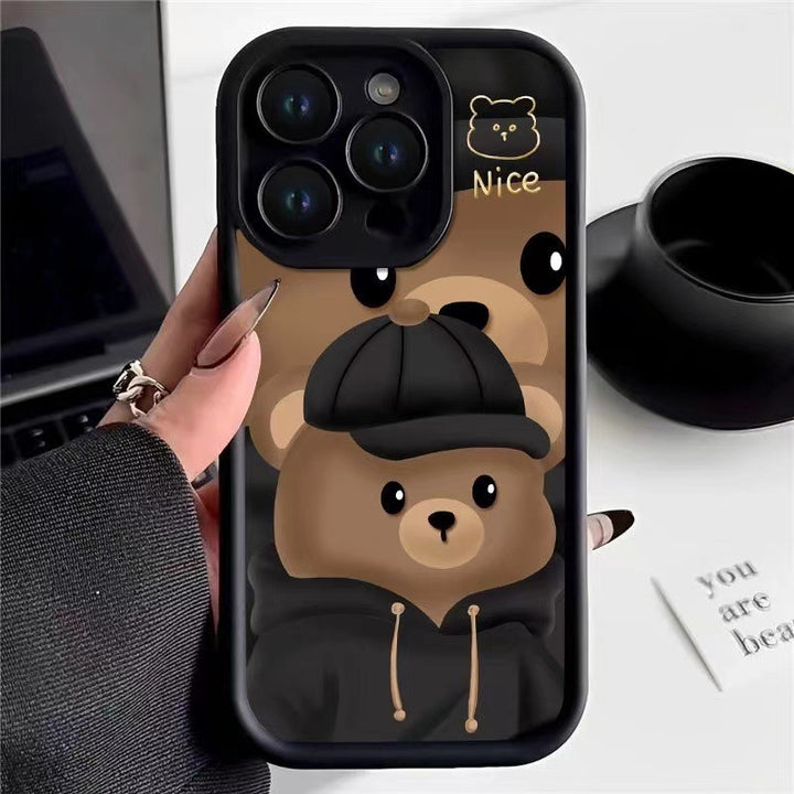Cool Custom Bear Phone Case Personalità carina