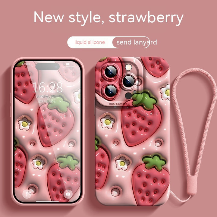Three-dimensional Mango Suitable For Mobile Phone Case
