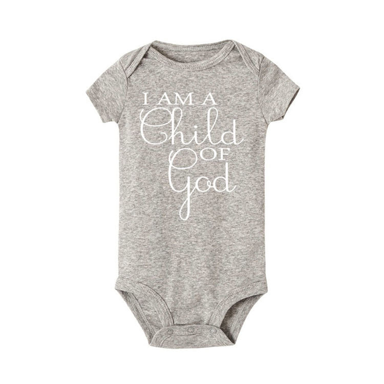 Alfabetet Baby Short Sleeve Casual Baby Bodysuit