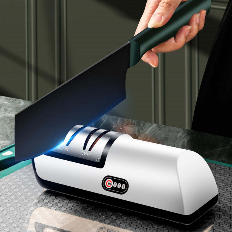 USB Şarj Edilebilir Elektrikli Bıçak Keselce Hızlı keskinleştirme bıçakları için otomatik ayarlanabilir mutfak aracı makas ve öğütücüler aletleri