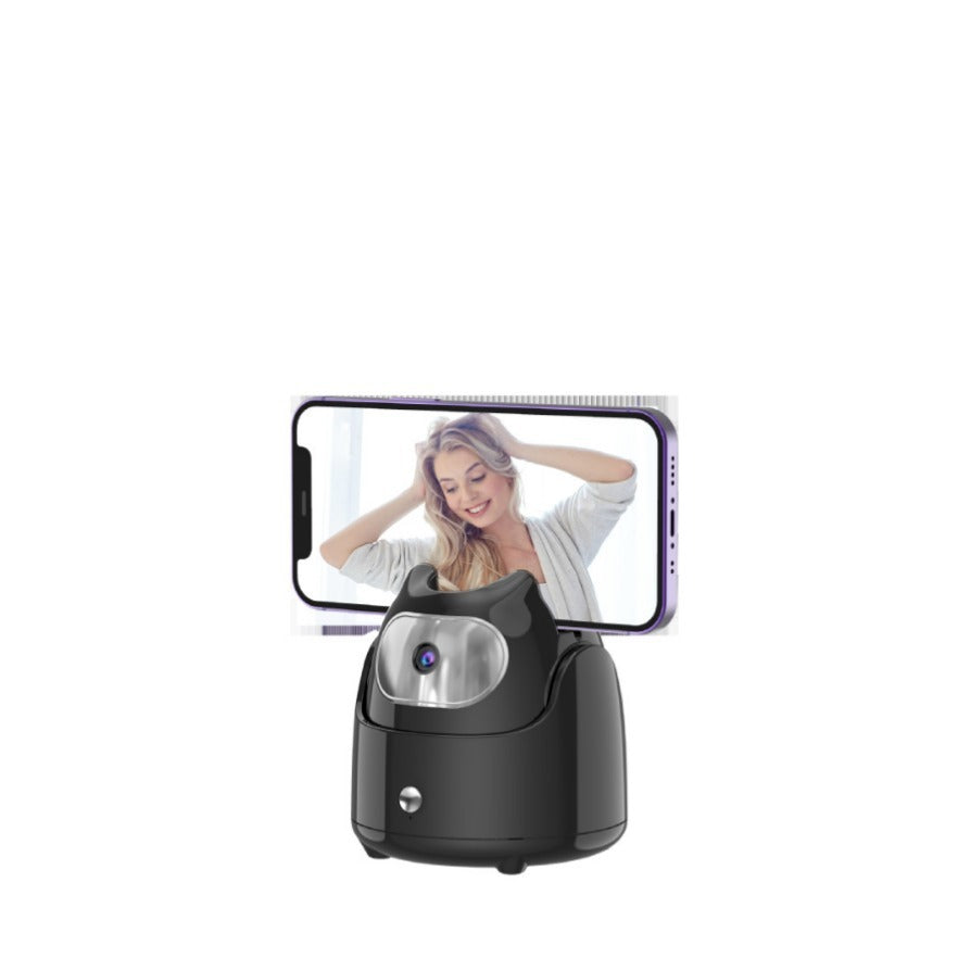 Reconnaissance intelligente AI Face et tête de caméra 360 degrés Rotation de tournage Vlog Enregistrement vidéo et artefact de la tête de la caméra