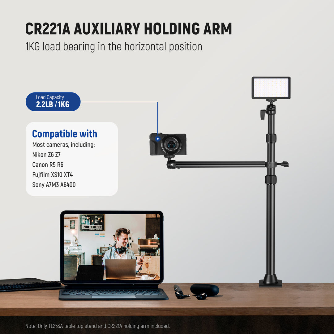 Portable And Adjustable Desktop Photography Stand