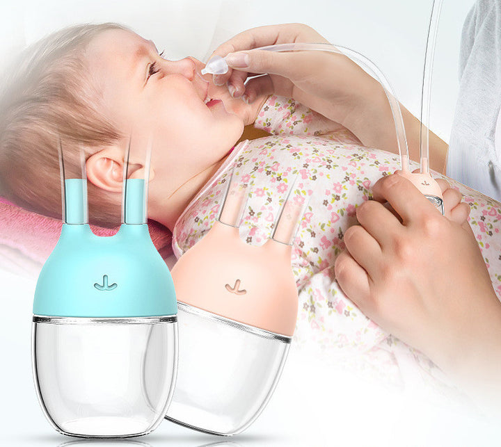 Kätevä vauva turvallinen nenänpuhdistus tyhjiö imu nenän lima vuotava aspiraattori hengittää vauvan lapsia terveellistä hoitoa tavaraa