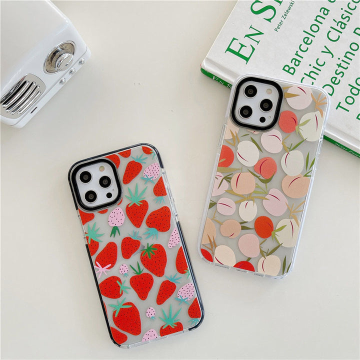 Strawberry Flower Fashion Personlighet Telefonfodral