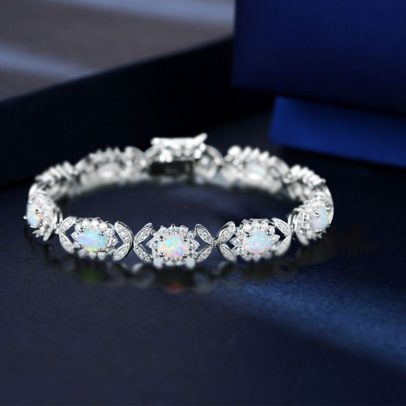 Bracelet Opal Zircon Faisean Jewelry