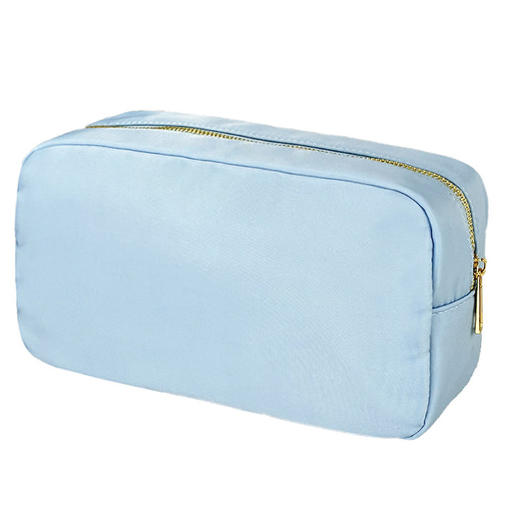 Fashionable Large Capacity Portable Zipper Waterproof Nylon Makeup Bag