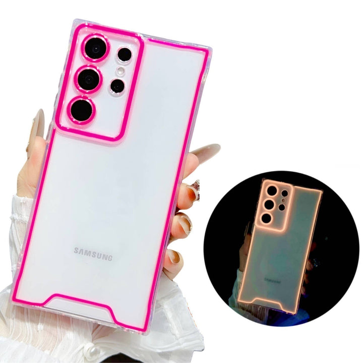 Transparent Luminous Phone Case Advanced Sense