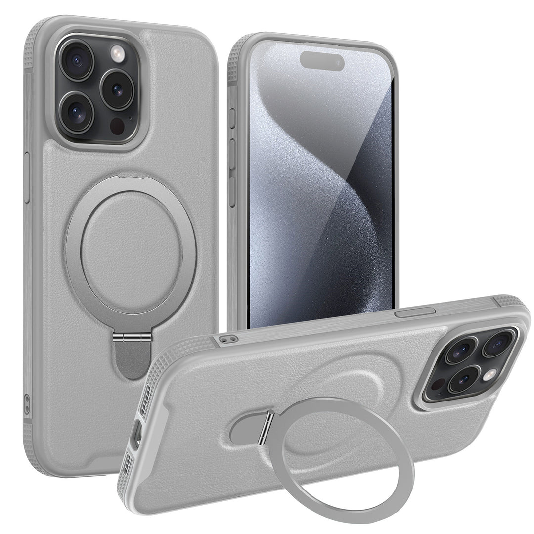Mobile Phone Case Pivot Magnetic Attraction Rotation