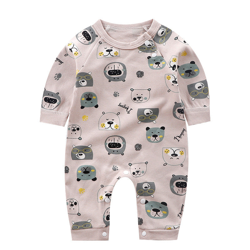 Romper met lange mouwen katoenen romper babykleding