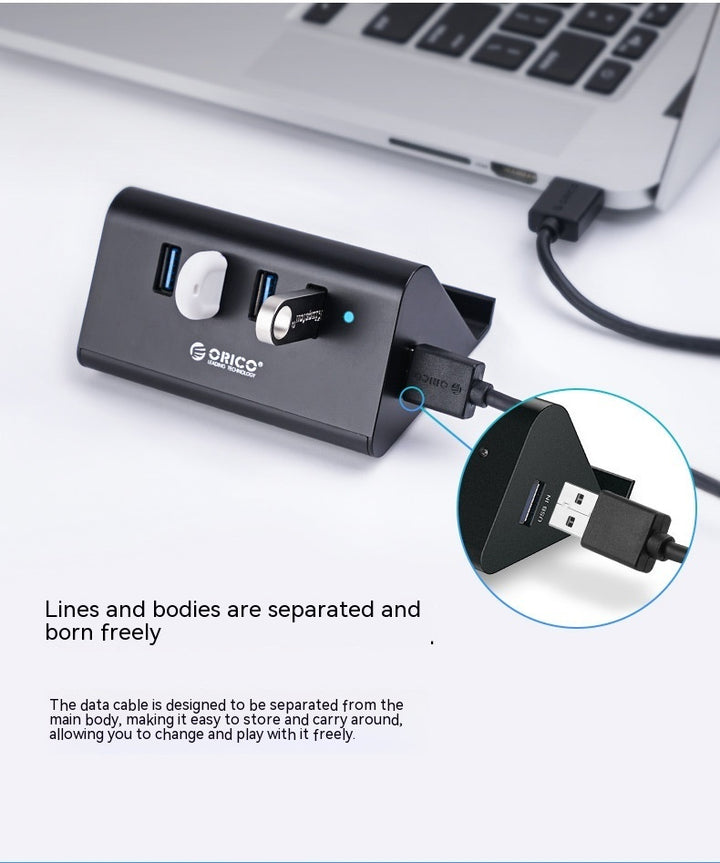 USB Deconcentrator High-Speed ​​Bracket Multi-Interface External Hub