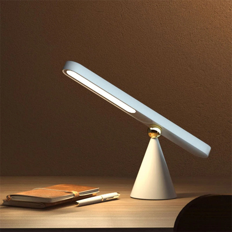 Lesetischlampe kreative geometrische Schreibtischlampe drahtlose Wandlampe Multifunktionales magnetisches Saug kleines Nachtlicht