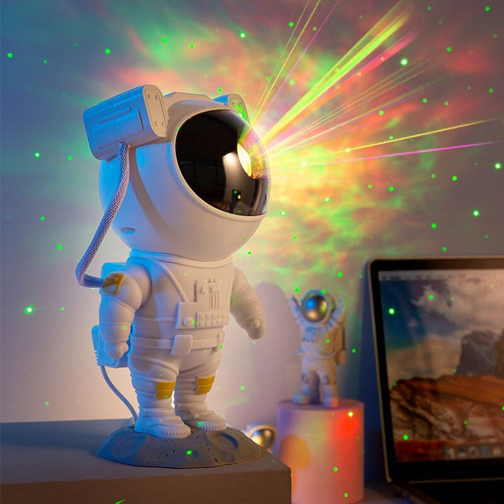 クリエイティブな宇宙飛行士ギャラクシー星空スカイプロジェクターナイトライトUSB雰囲気ベッドルームテーブルランプ