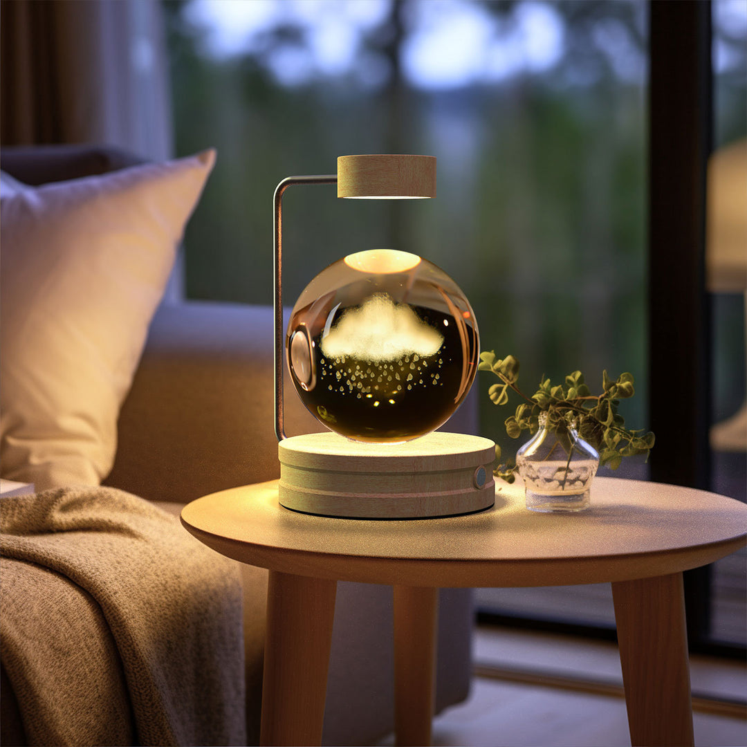 Crystal Ball Cosmic Dinosaur Indoor Night Light USB Power Warm bedlicht Verjaardag Geschenk nachtlampje