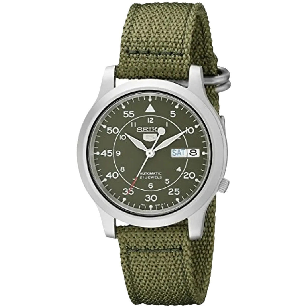 Men's Alloy Nylon Strap Three-Pins Quartz Watch