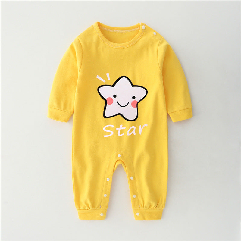 Baby ett-stykke bomulls romper pyjamas