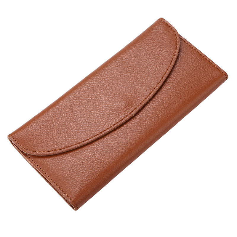 Women's Leather Simple Wallet Long