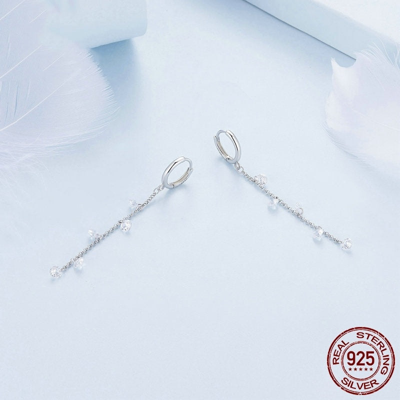 S925 Sterling Silver Long Smart Naked Clip