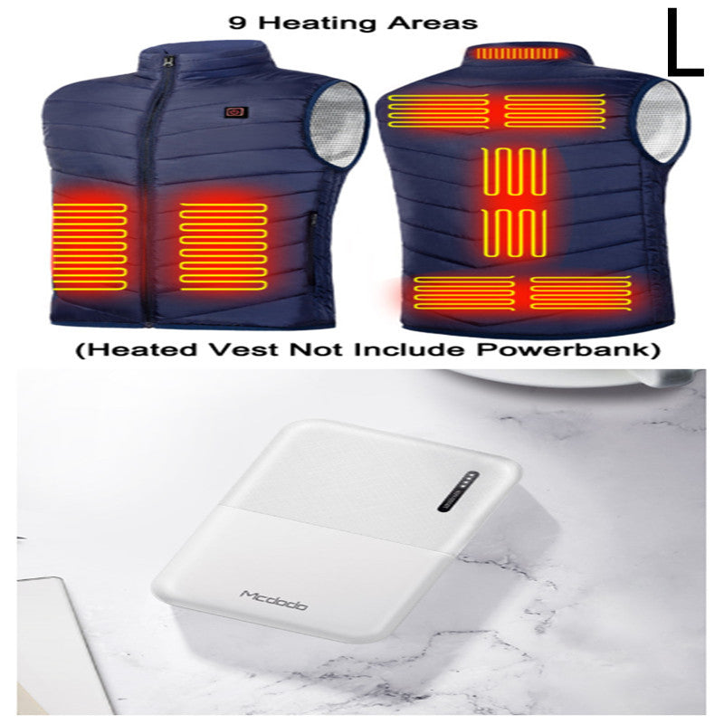 Power Bank 10000 mAh Heat Vest Mobile Power Bank
