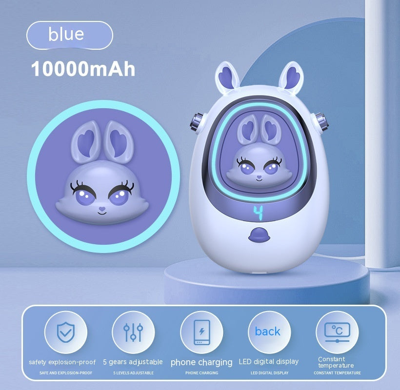 Power Bank Two-in-one Cartoon Mini Heating Pad