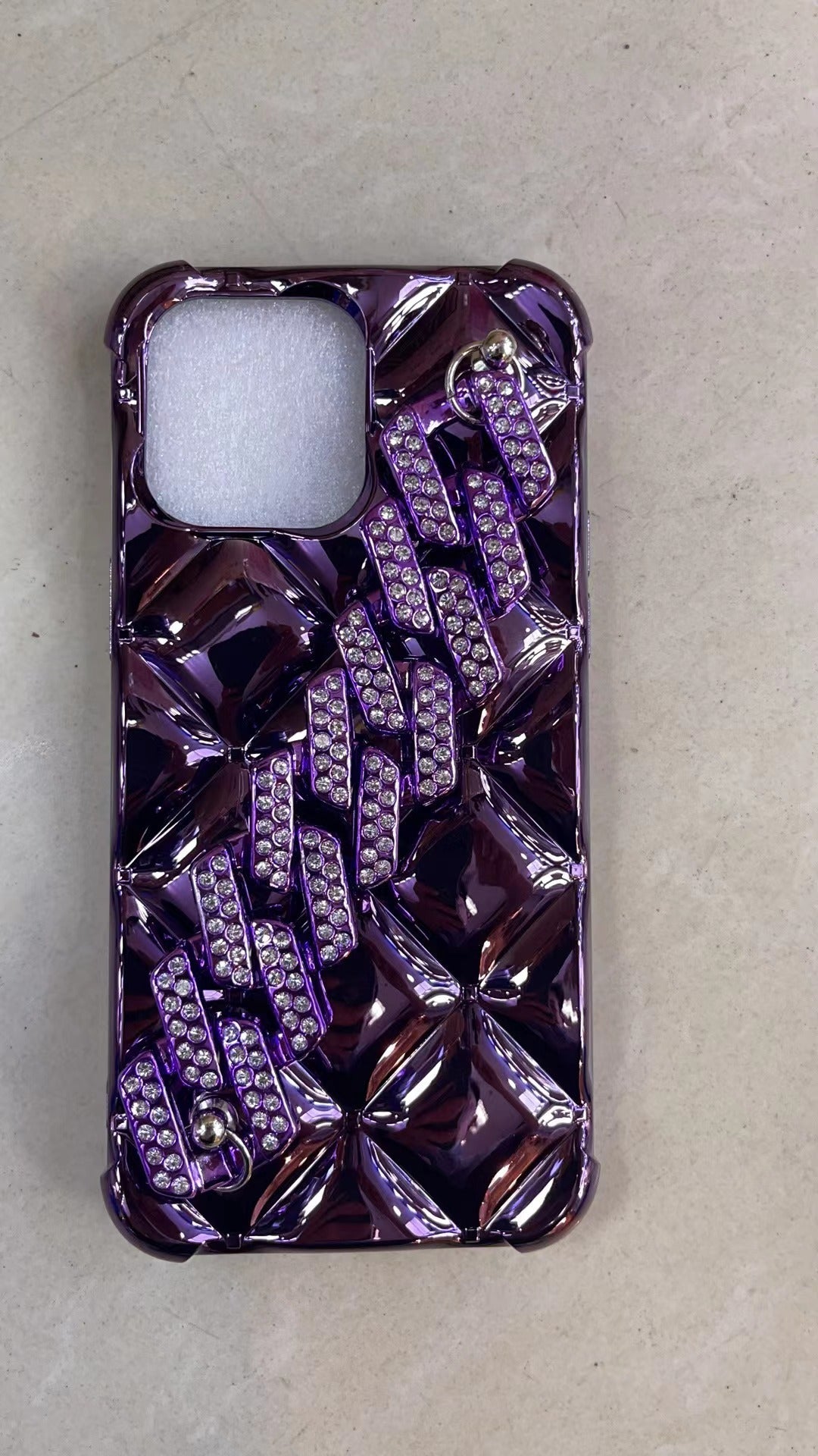 Fashion Simple Phone Case Rhinestone Bracelet