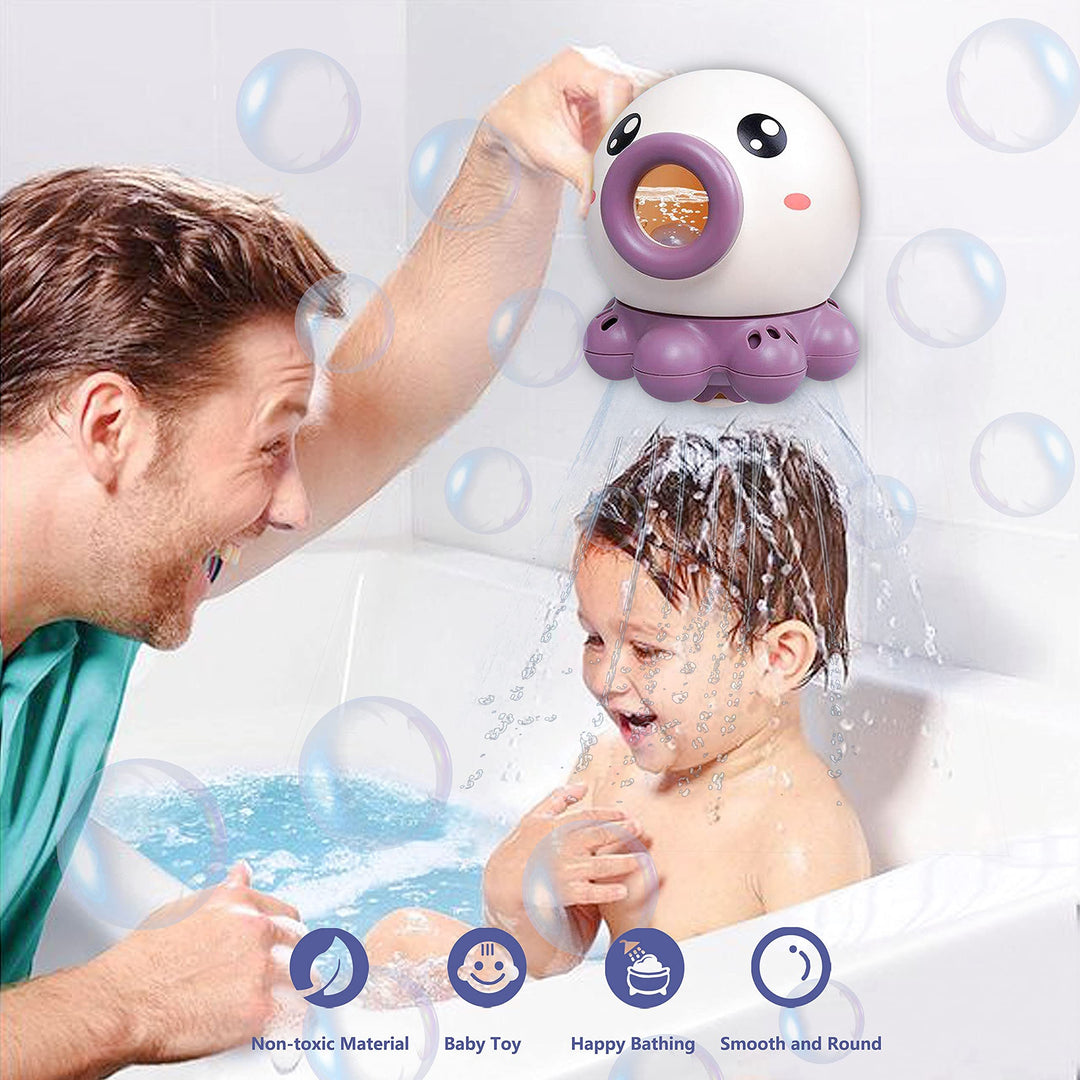 Octopus Fountain Bath jouet eau jet rotation douche de salle de bain jouet été