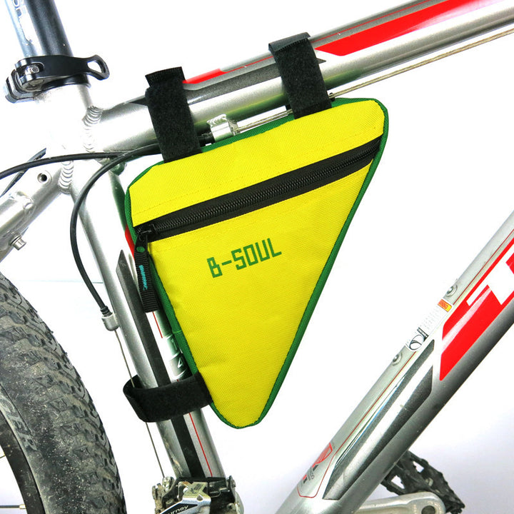 Saddle bag riding bicycle mountain bike bag triangle tool kit upper tube beam bag bicycle equipment accessories