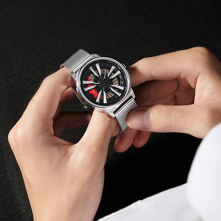 Creative Wheel Quartz Watch voor heren