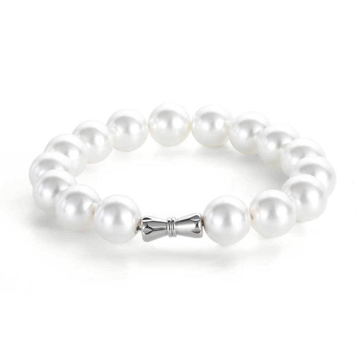 Pearsantacht Simplí Pearl Bracelet Ornáidí Cailíní Cailíní Ard-ghrád