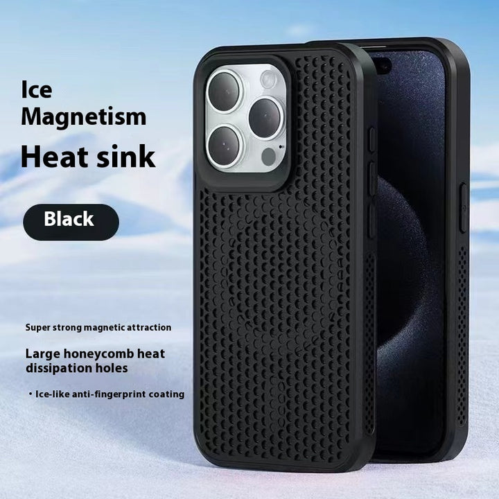 Carcasă de telefon magnetic cu plasă de fagure simplă