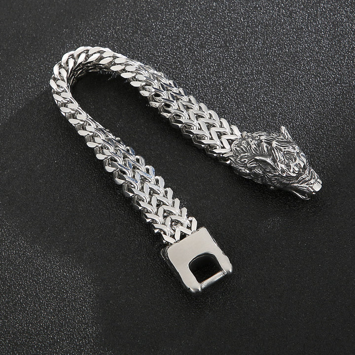 Stainless Steel Cast Animal Retro Personalized Bracelet