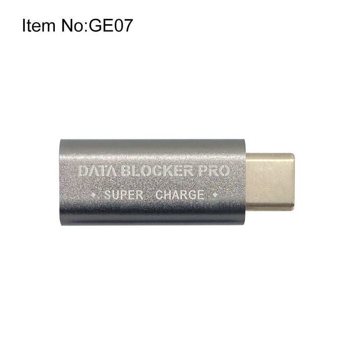 USB-C Anti-hırsızlık kaydırma Görünümü Alüminyum Alaşım Malzemesi Hızlı Şarj ve Engelleme Verilerini Destekler