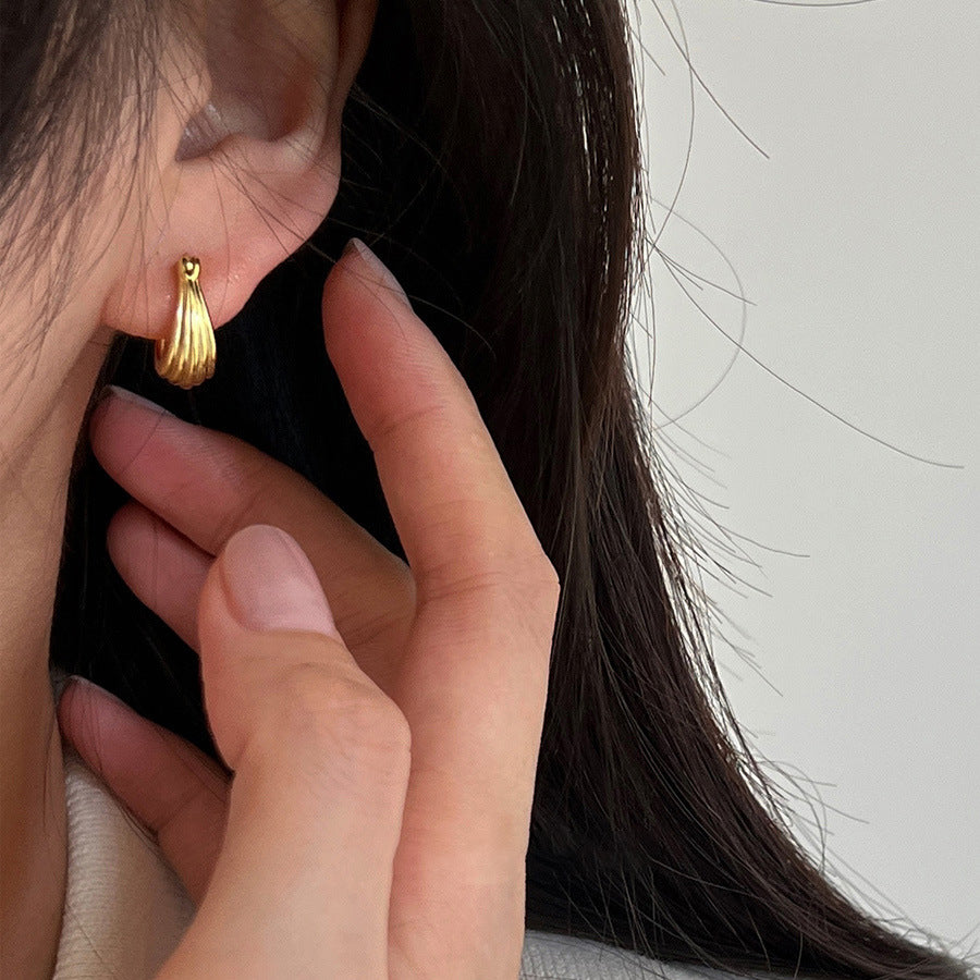 Boucles d'oreilles à grains Pur simples pour les femmes