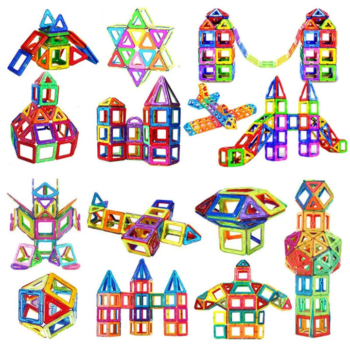 Manyetik Yapı Taşları DIY Mıknatıs Oyuncakları Çocuklar İçin Tasarımcı İnşaat Set Hediyeleri Çocuk Oyuncakları