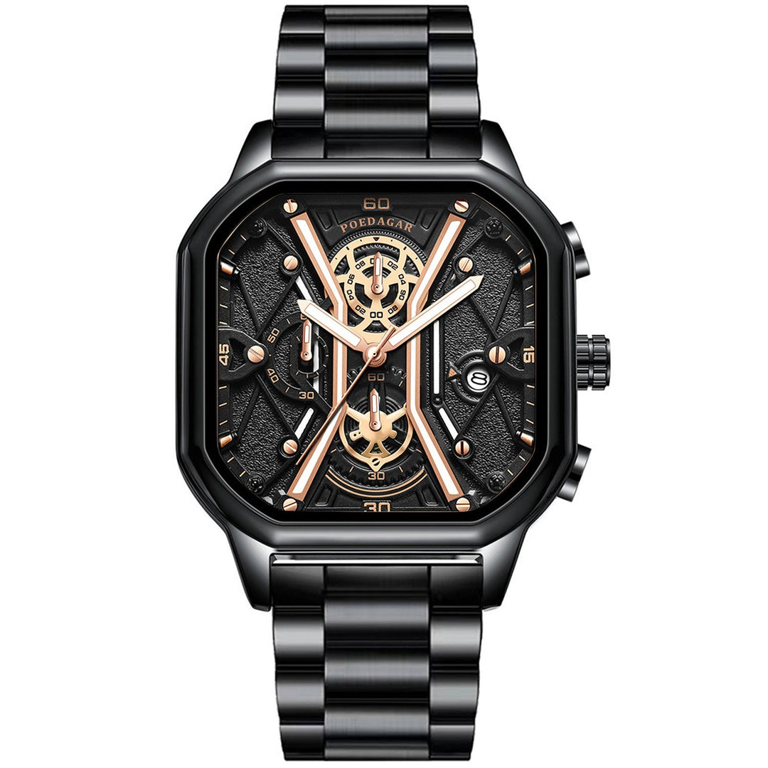 Multifunctionele Luminous Quartz -horloge voor heren