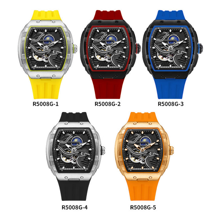 Heren holle automatisch horloge Luminous waterdichte mechanische horloge