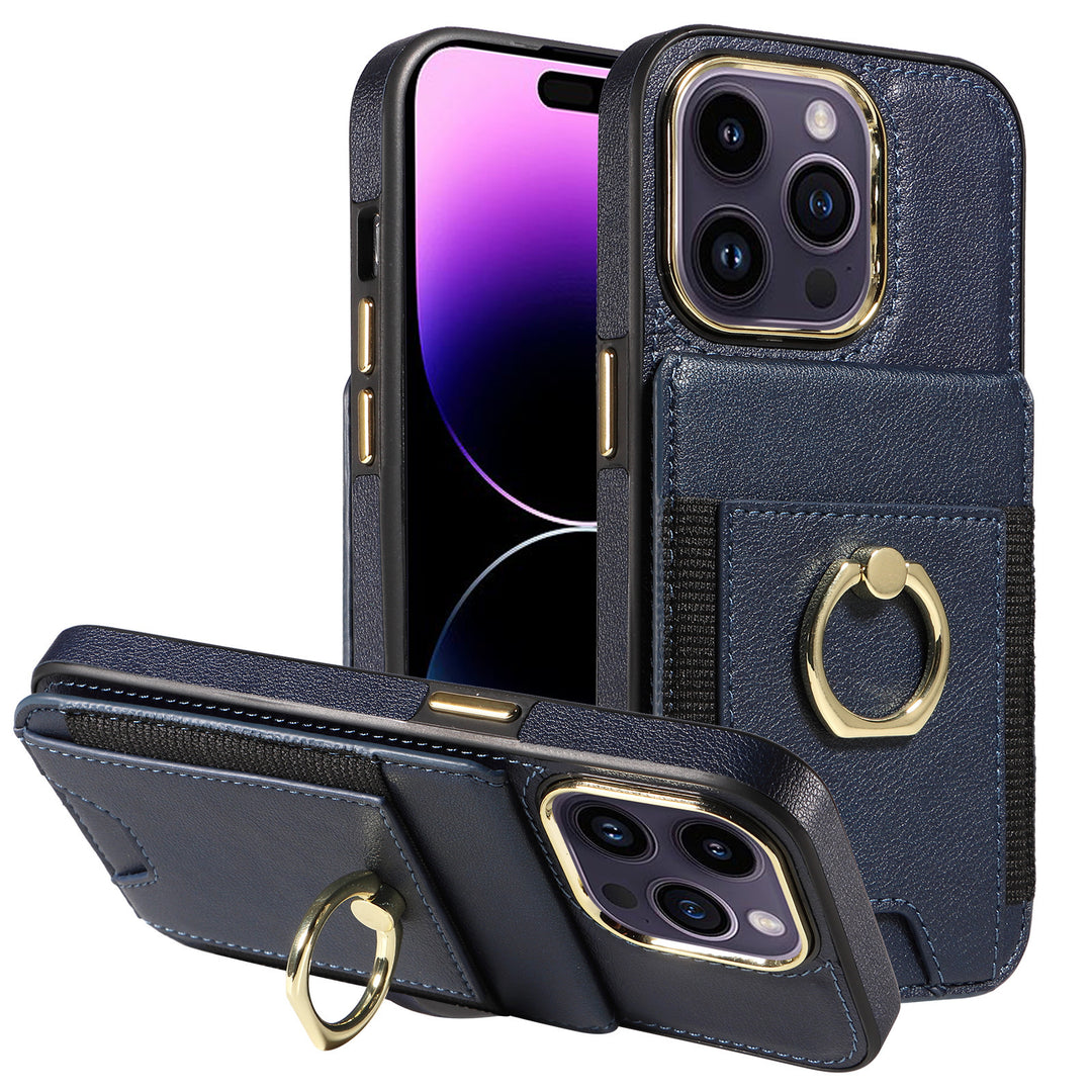 Copertă din spate din piele carcasă telefonică portofel de protecție universală