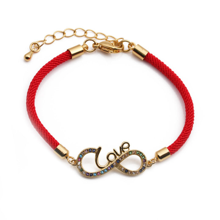 Fashion Copper Zircon Bracelet For Couple Ornament