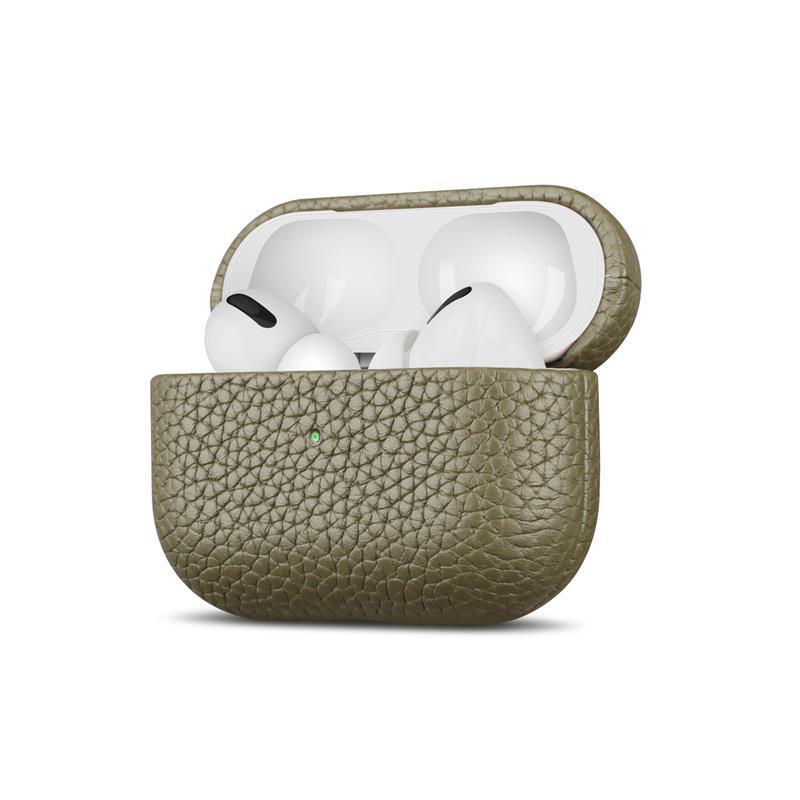 Cover de proteção de couro genuíno, concha de fone de ouvido universal