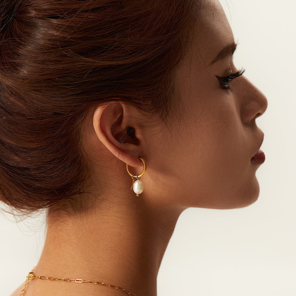 Freshwater Pearl XINGX Earrings For Women