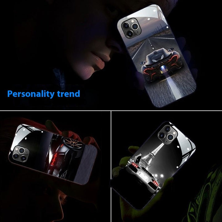 Phone Case Caller Luminous Night Shadow Car